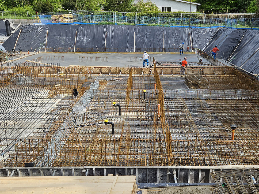 Ouverture de chantier aux Eaux-Vives 